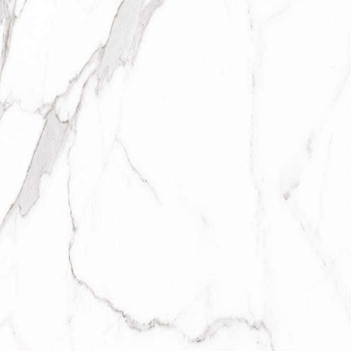 Carrelage intérieur sol et mur effet marbre 60 x 120 cm Palatina blanc brillant 