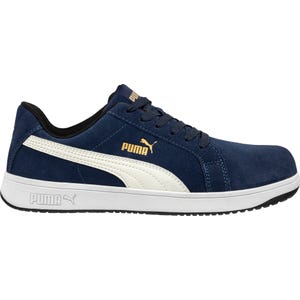 CHAUSSURE BASSE ICONIC SUEDE BLEU T39