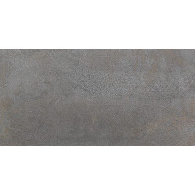 Carrelage sol intérieur effet métal l.30x L.60cm - Metall Beton