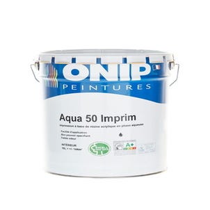 Sous-couche plaque de plâtre acrylique 16 L Aqua50 - ONIP