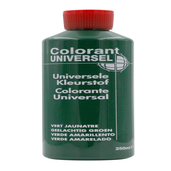 Colorant universel pour peinture aqueuse ou solvantée vert jaunatre 250 ml - RICHARD COLORANT