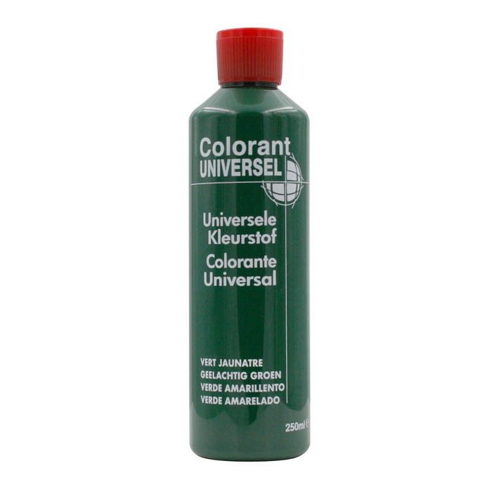 Colorant universel pour peinture aqueuse ou solvantée vert jaunatre 250 ml - RICHARD COLORANT