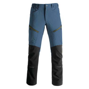 Pantalon de travail Bleu pétrole/noir T.L Vertical - KAPRIOL
