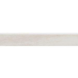 Lot de 6 plinthes blanc effet bois l.8 x L.45 cm Quercus 