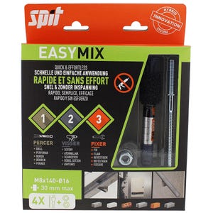 pack scellement chimique easymix unidose m8 x4 - SPIT