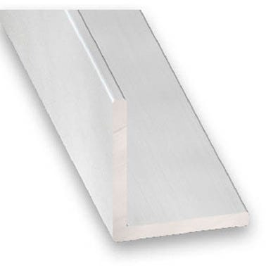 Cornière aluminium anodisé 15 x 15 x 1,5 mm L.100 cm