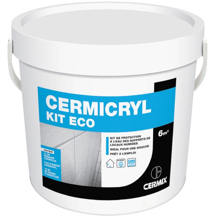 Kit de protection à l'eau sous carrelage 6 m² Cermicryl - CERMIX