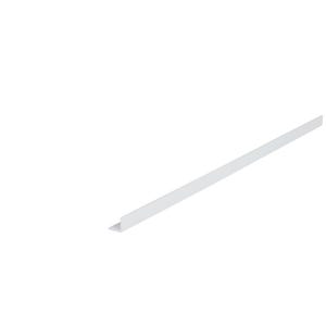 Cornière en PVC blanc 10 x 10 mm Long 2.60 m