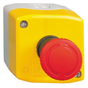 Boîte jaune arrêt d'urgence Diam.40 mm Harmony - SCHNEIDER ELECTRIC