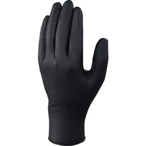 Boite de 100 gants nitrile noir T.8/9 - DELTA PLUS