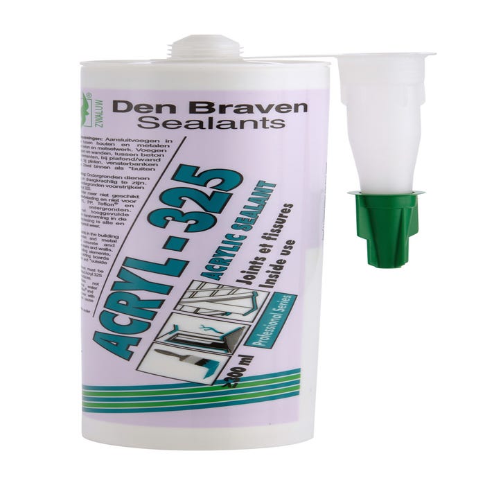 Mastic joint de finition gris 300 ml Acryl 325 - DEN BRAVEN 