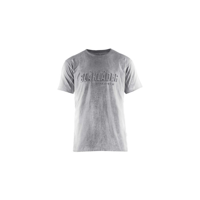 T-shirt de travail 3D gris T.L - BLAKLADER