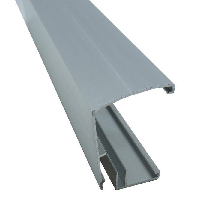 Profil de bordure vissable aluminium 16/32mm Long.4 m