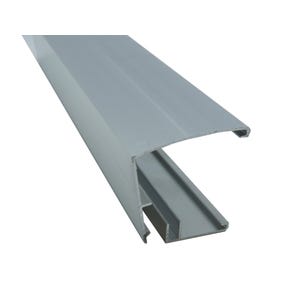 Profil de bordure vissable aluminium 16/32mm Long.4 m