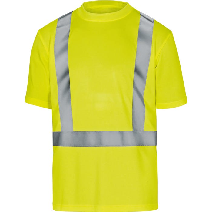 T-shirt de travail haute visibilité jaune T.S - DELTA PLUS