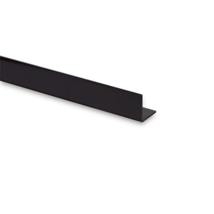 Cornière PVC noir 30x30mm L. 250 cm