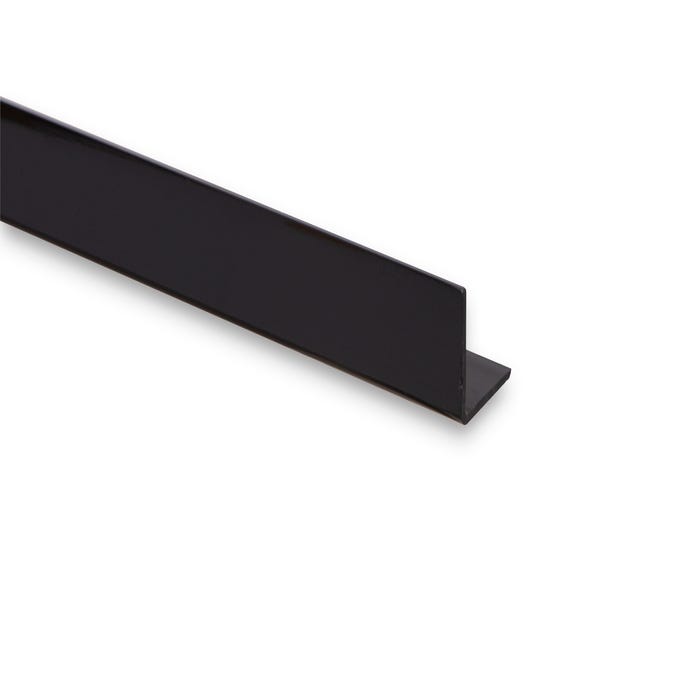 Cornière PVC noir 30x30mm L. 250 cm - CQFD