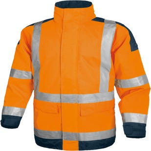 Parka de travail haute visibilité chaude orange T.XL - DELTA PLUS