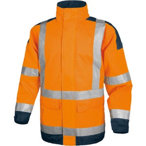 Parka de travail haute visibilité chaude orange T.XL - DELTA PLUS