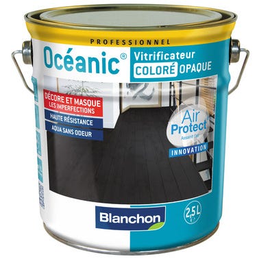 Vitrificateur parquet colore opaque gris 2,5 L Océanic - BLANCHON