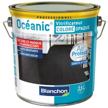 Vitrificateur parquet opaque blanc 2,5 L Océanic - BLANCHON