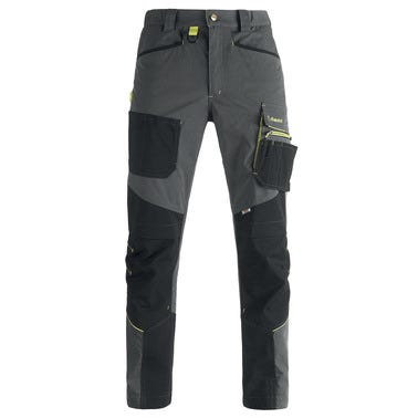 Pantalon de travail pour carreleur gris/noir T.XXL - KAPRIOL