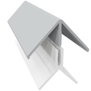 Angle extérieur clip gris ciment Long.3 m Fortex  - FREEFOAM