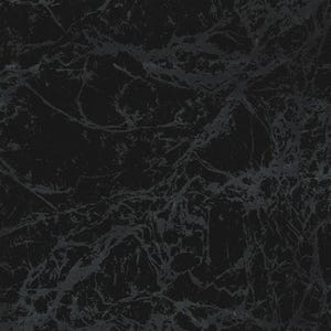 Carrelage intérieur sol et mur noir effet marbre l.45 x L.45 cm Ubeda
