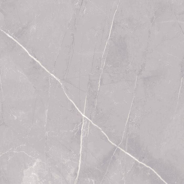 Carrelage sol intérieur effet marbre l.60,80x L.60,80cm - Bali Gris