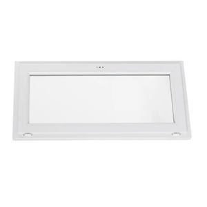 Fenêtre abattant PVC H.45 x l.100 cm oscillo-battant 1 vantail blanc