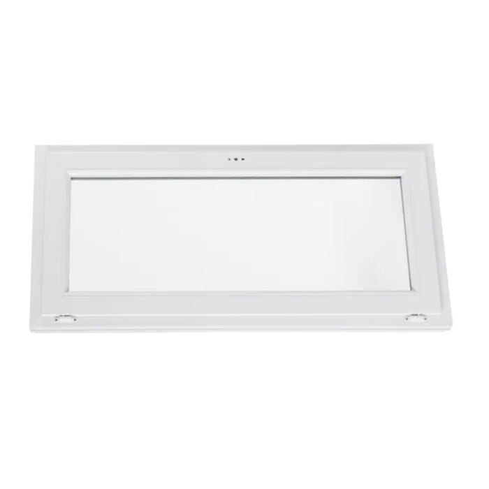 Fenêtre abattant PVC H.45 x l.100 cm oscillo-battant 1 vantail blanc