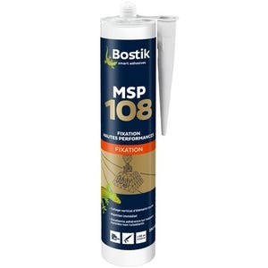 Mastic MS polymère fixation BOSTIK MSP 108 290 ml