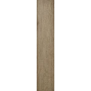 Carrelage sol extérieur effet bois l.23 x L.120 cm - Merbau Deck Ceniza