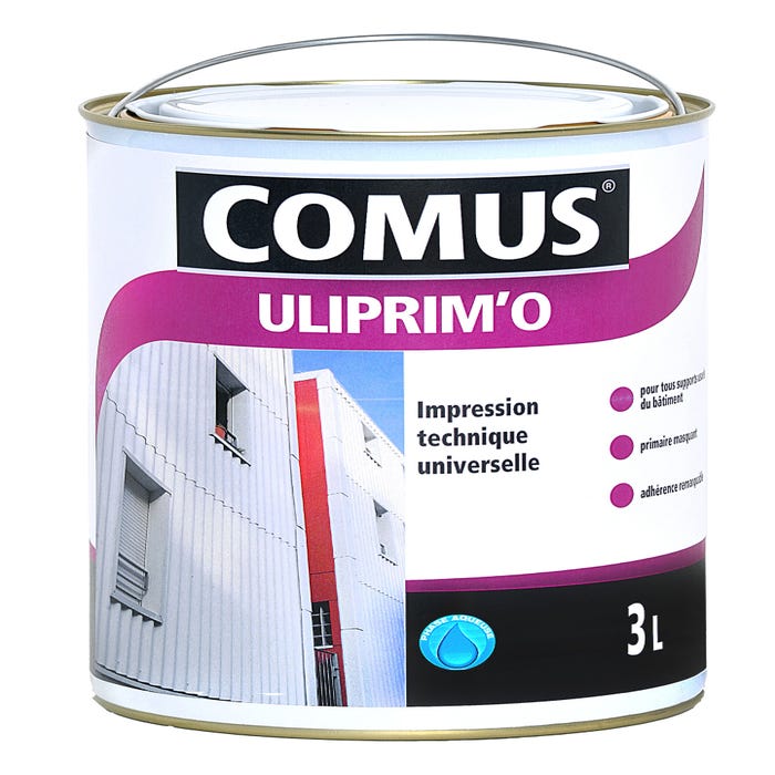 Sous-couche universelle antirouille acrylique 3 L Uliprim - COMUS