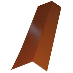 Bris de gouttière brun terracotta Long.120 cm Bricotuil