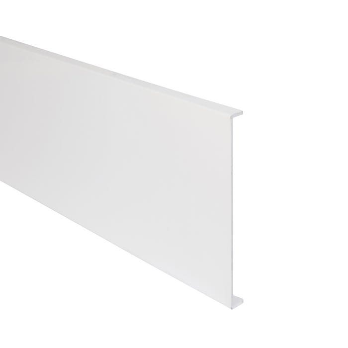 Nez de cloison aluminium blanc 74 mm Long.2,60 m