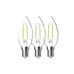 Ampoule LED E14 blanc chaud lot de 3 - NORDLUX