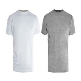Lot de 2 T-shirt blanc / gris T.L - KAPRIOL