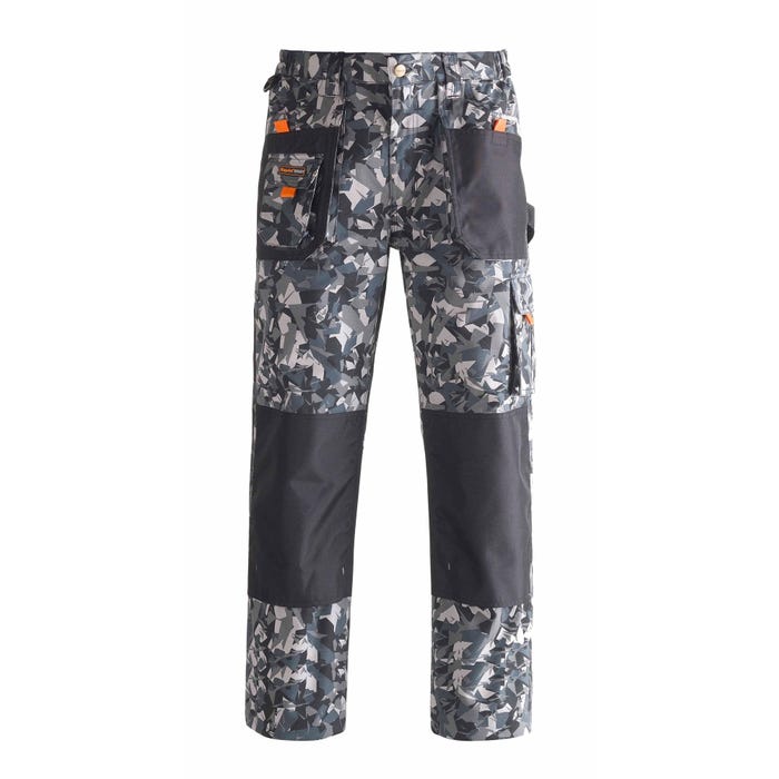 Pantalon de travail camouflage gris T.S Smart - KAPRIOL