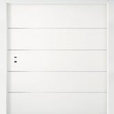 Bloc-porte laqué blanc poussant droit H.204 x l.73 cm Griff'Inox - JELD WEN