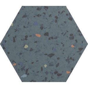 Faïence Hexagonale 20 x 24 cm Inspire Blue