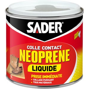 Colle contact néoprène liquide pot 500 ml - SADER