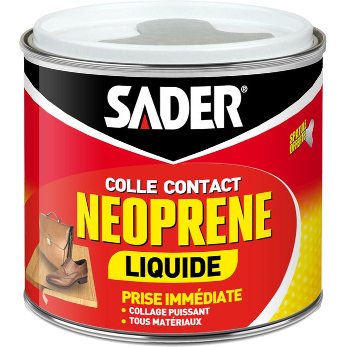 Colle contact néoprène liquide pot 500 ml - SADER