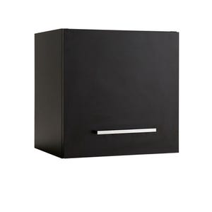 Cube 1 porte couleur noir mat L.30 x H.30cm x P.24,1 cm Malika