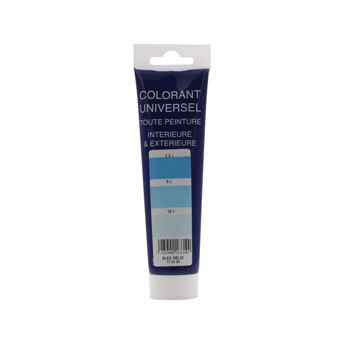 Colorant universel pour peinture aqueuse ou solvantée bleu helio 100 ml - RICHARD COLORANT