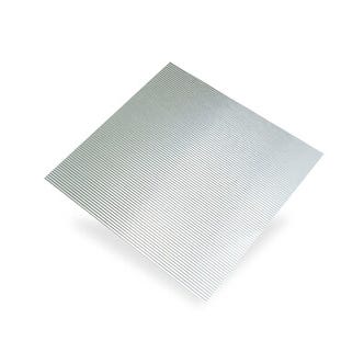Tôle aluminium ondulé épaisseur 0,5mm 500x1000mm