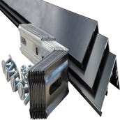 Kit tapée d'isolation gris pour porte d'entrée aluminium de 24 mm, pour isolation de 120 mm