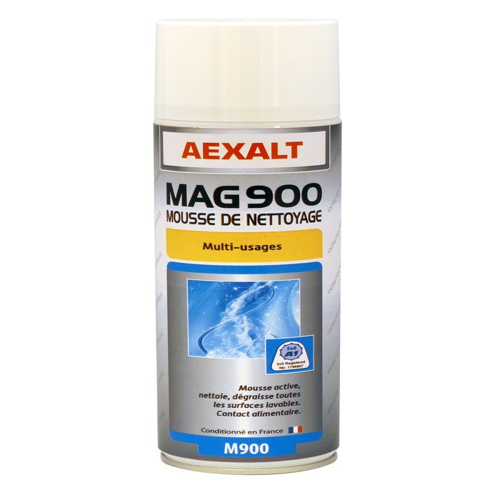 Mousse de nettoyage aerosol 650 ml Mag 900 - AEXALT