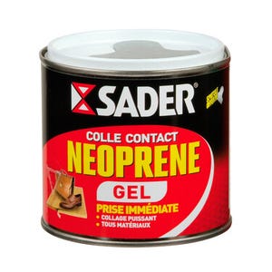 Colle contact néoprène en gel pot 500 ml - SADER