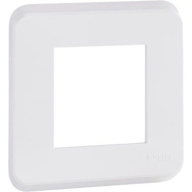 Lot 20 plaque 1 poste blanc Unica - SCHNEIDER ELECTRIC